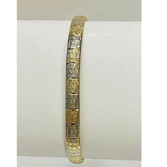 14k Yellow Gold Fancy Women's Bracelet, 7.5 in